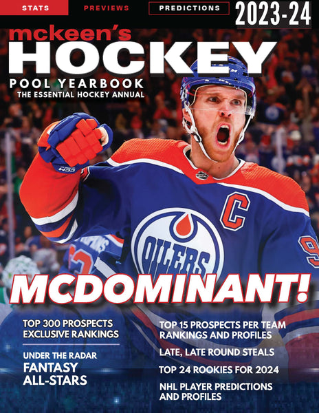 MCKEEN'S 2023-24 NHL HOCKEY POOL YEARBOOK - PRINT - COLOUR